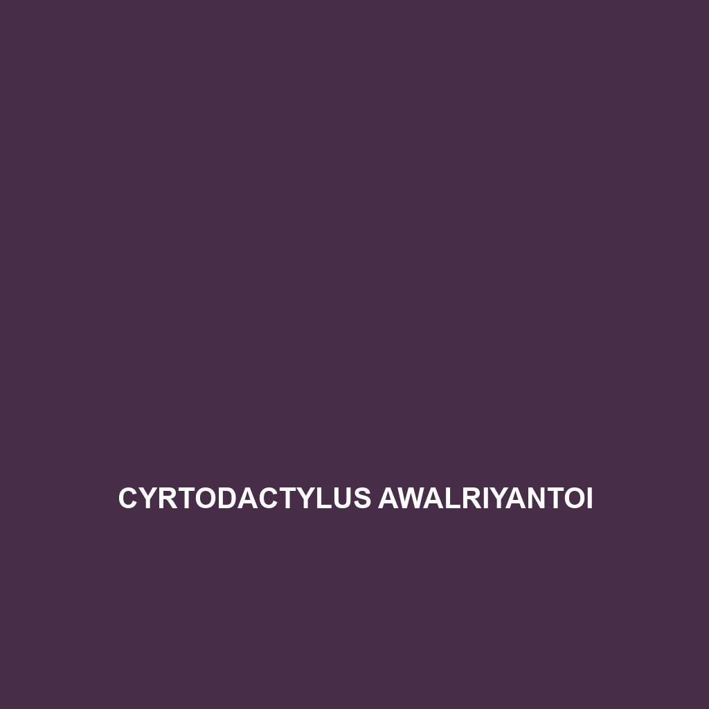 Cyrtodactylus awalriyantoi