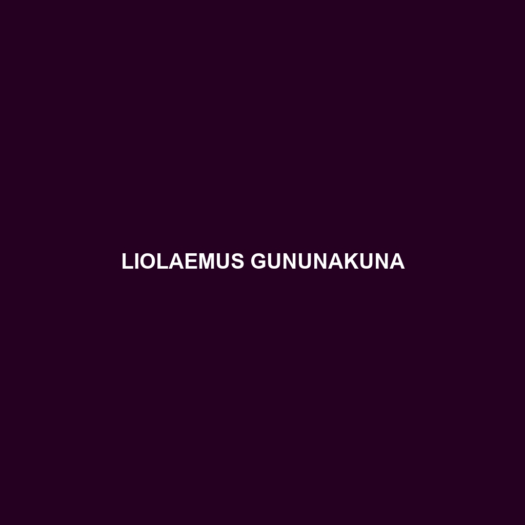 Liolaemus gununakuna