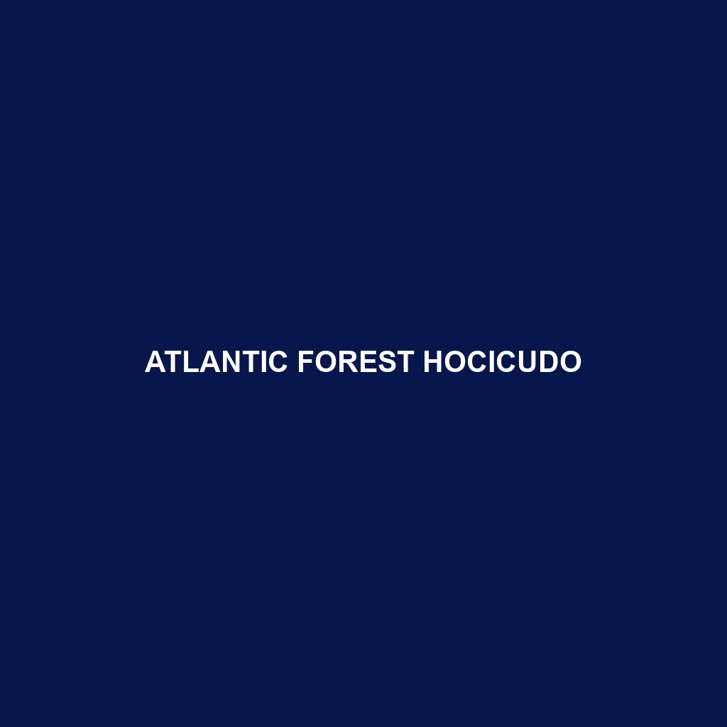 Atlantic Forest Hocicudo