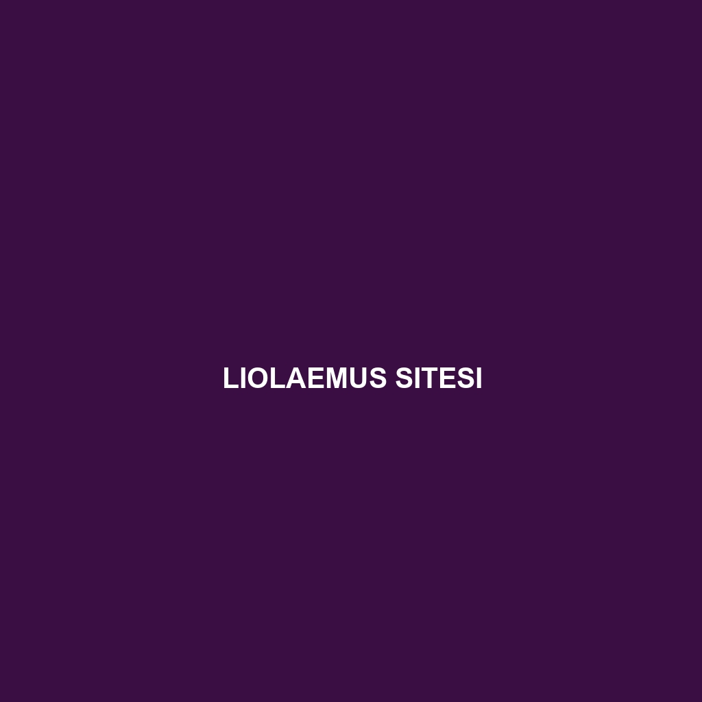 Liolaemus sitesi