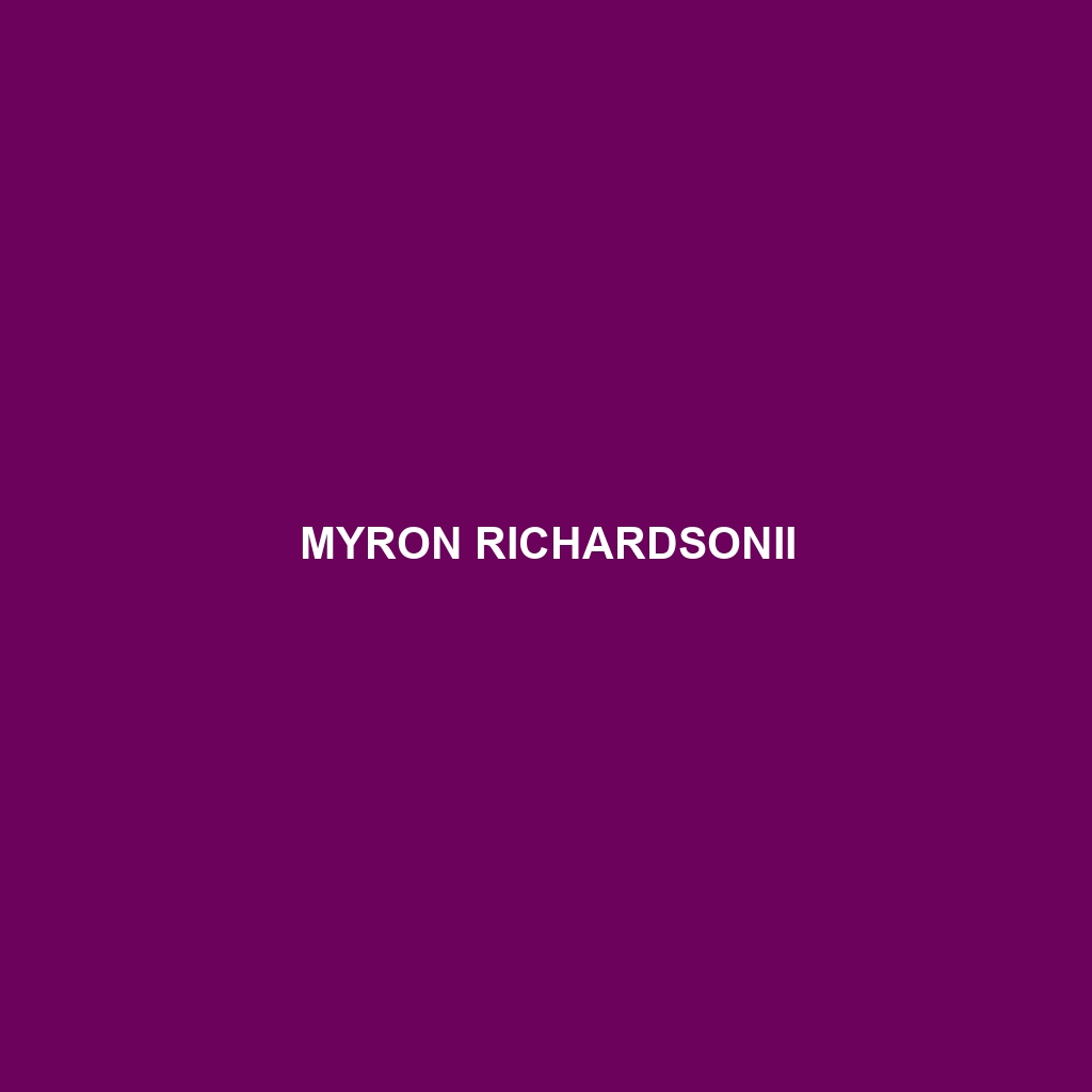 Myron richardsonii