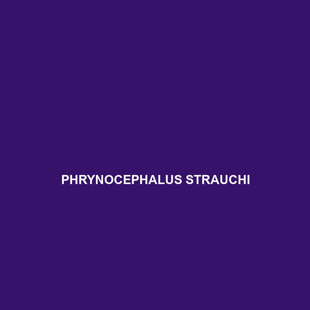 Phrynocephalus strauchi