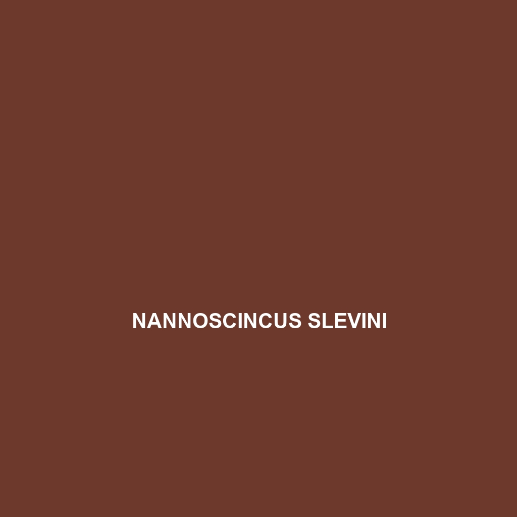 Nannoscincus slevini