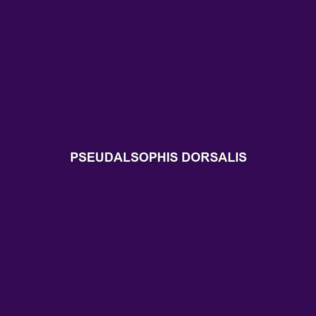 Pseudalsophis dorsalis