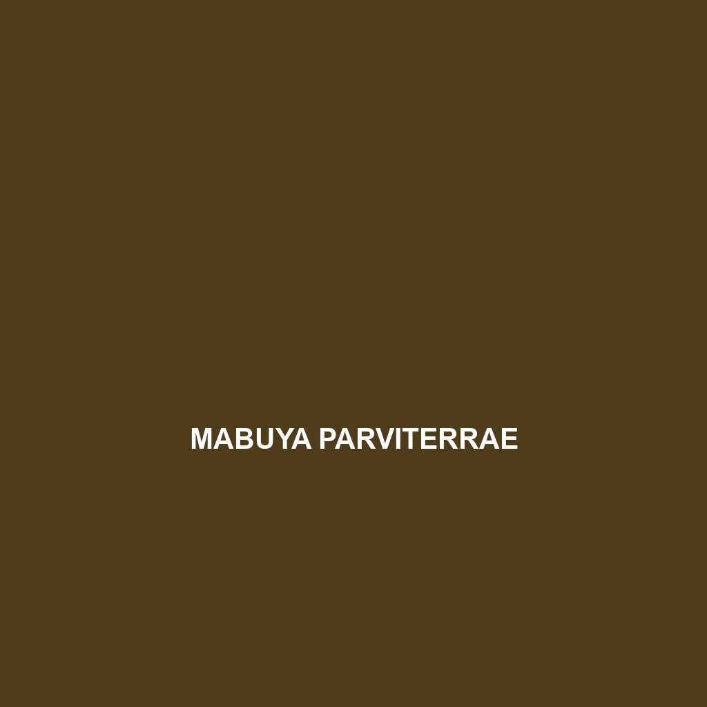 Mabuya parviterrae