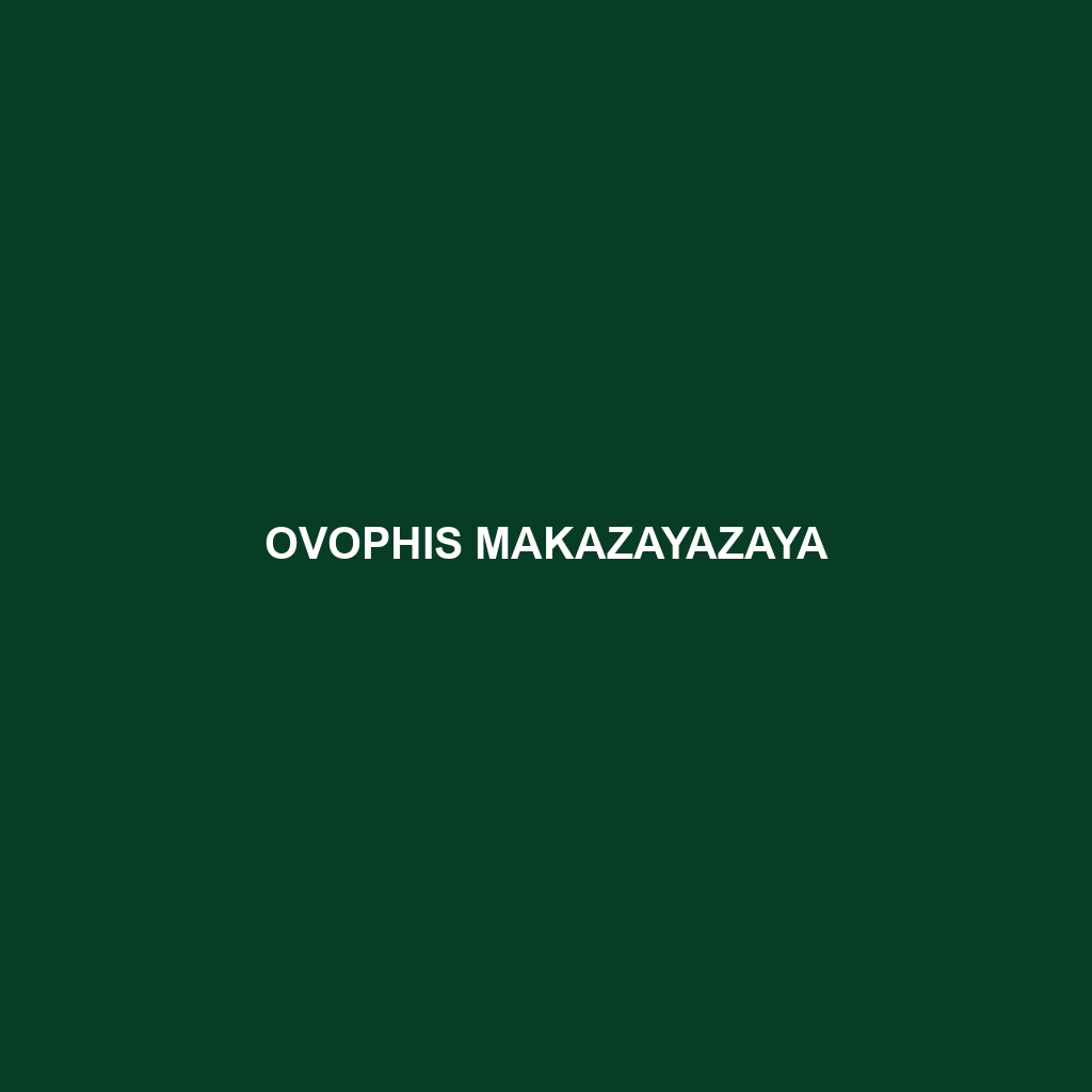 Ovophis makazayazaya