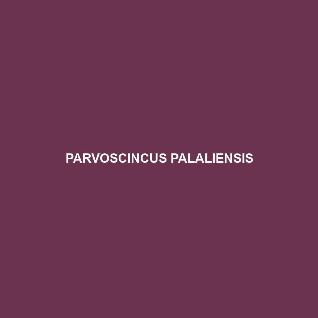 Parvoscincus palaliensis