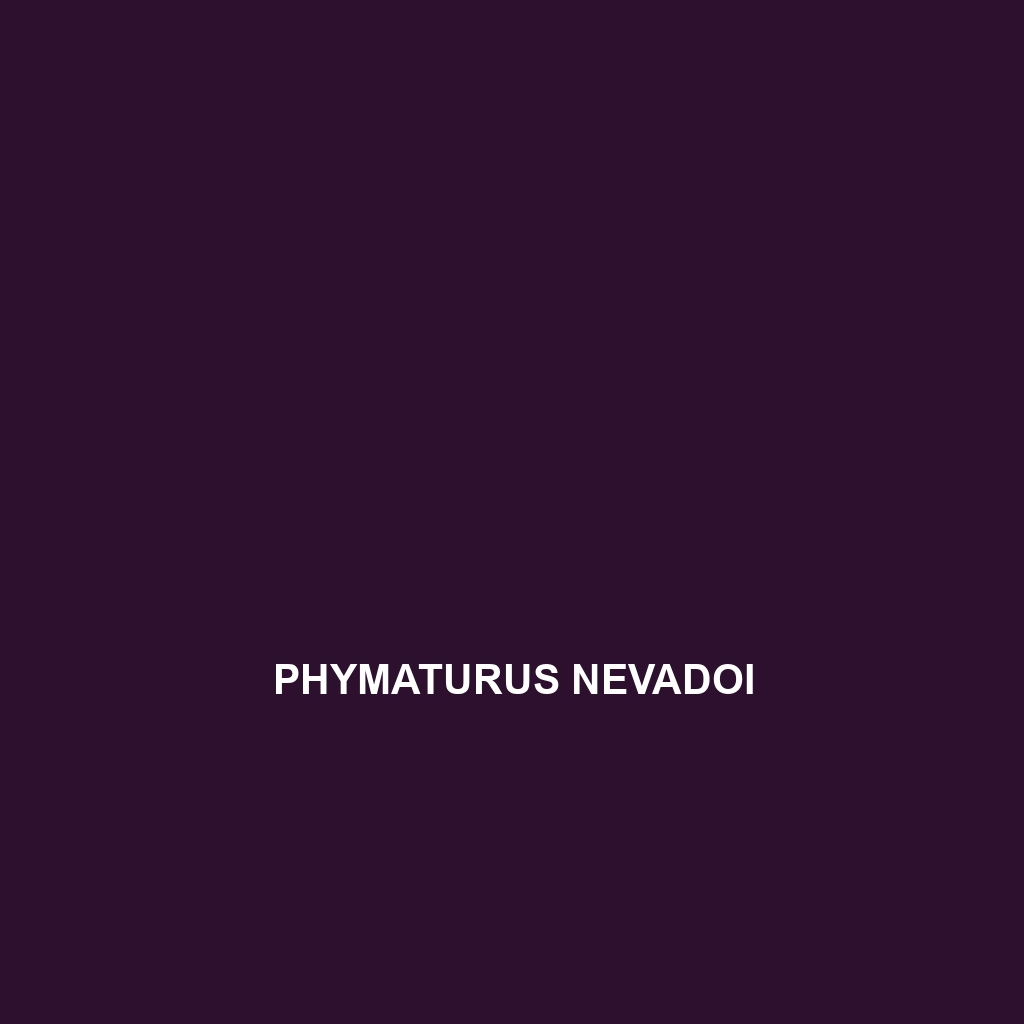 Phymaturus nevadoi