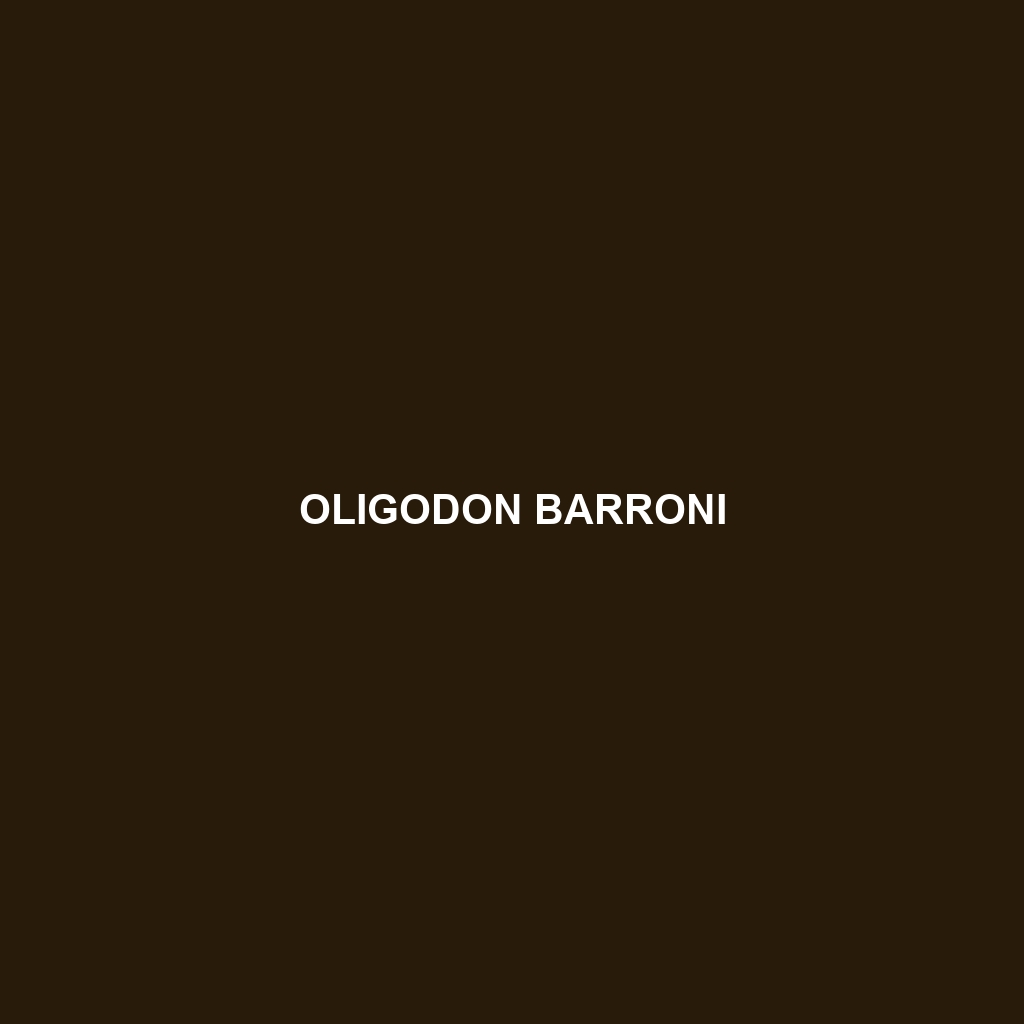 Oligodon barroni