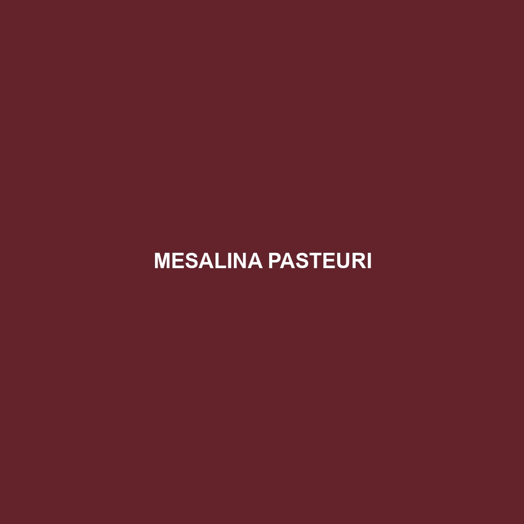 Mesalina pasteuri