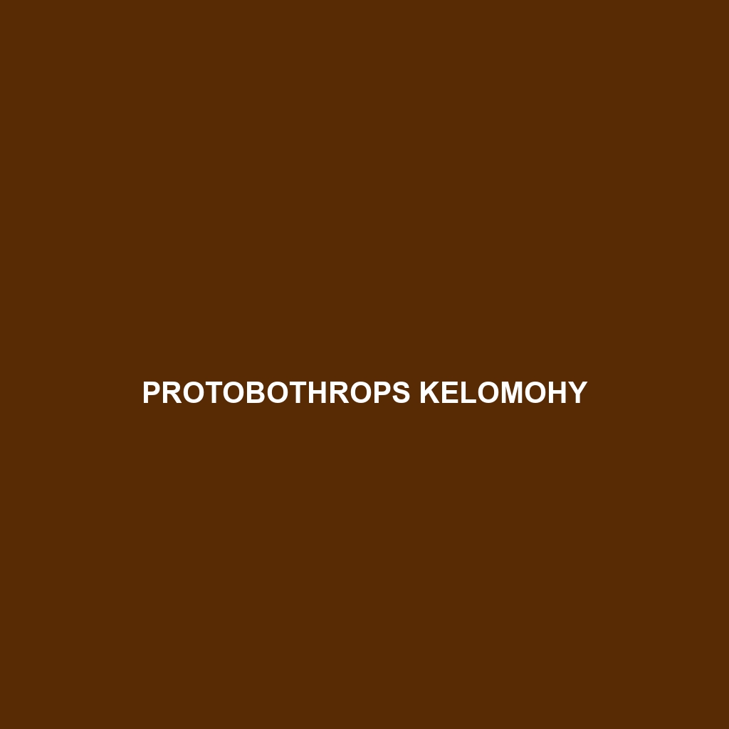 Protobothrops kelomohy