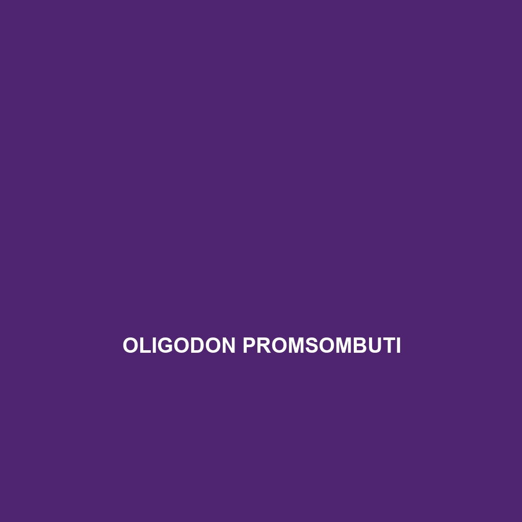 Oligodon promsombuti