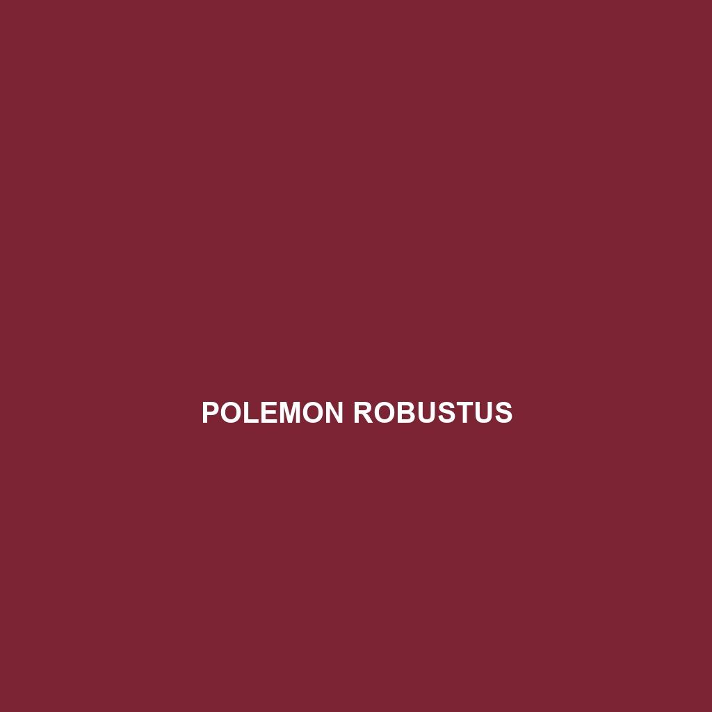 Polemon robustus