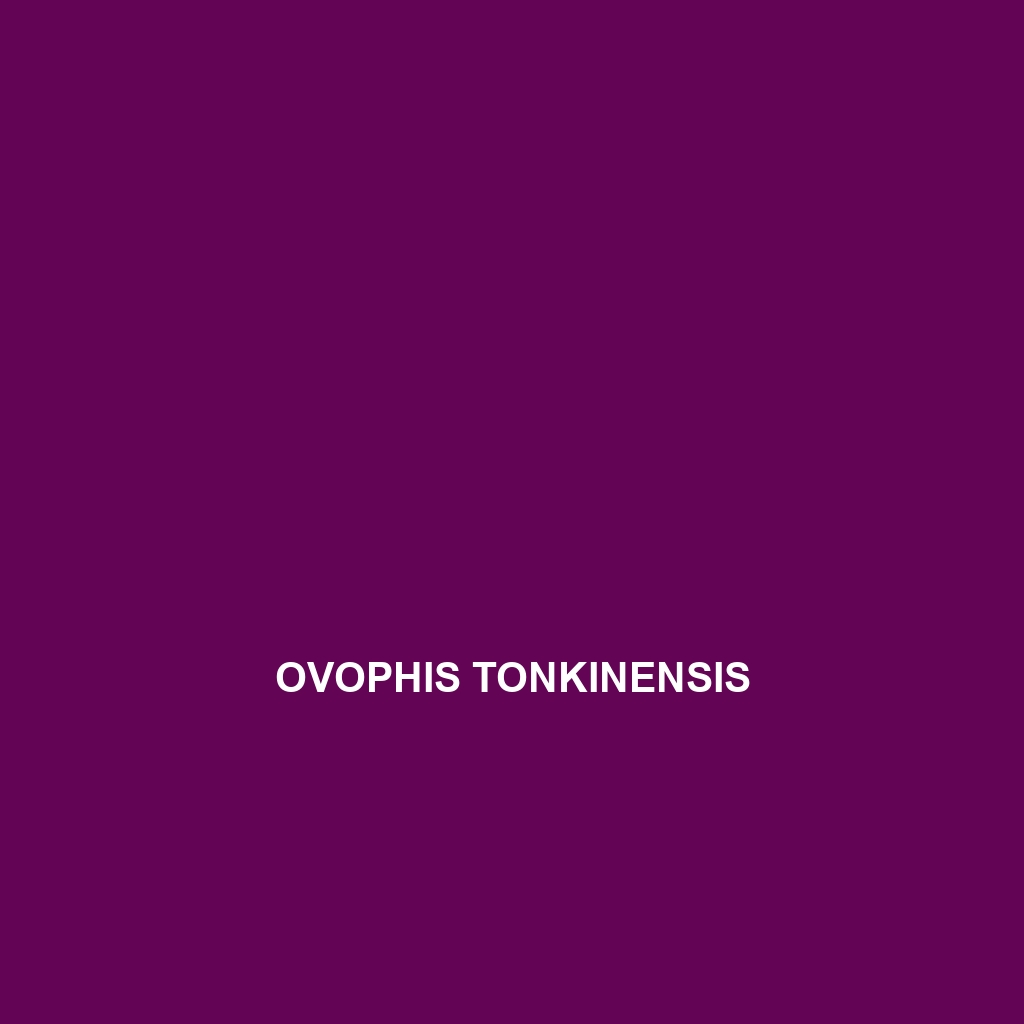 Ovophis tonkinensis