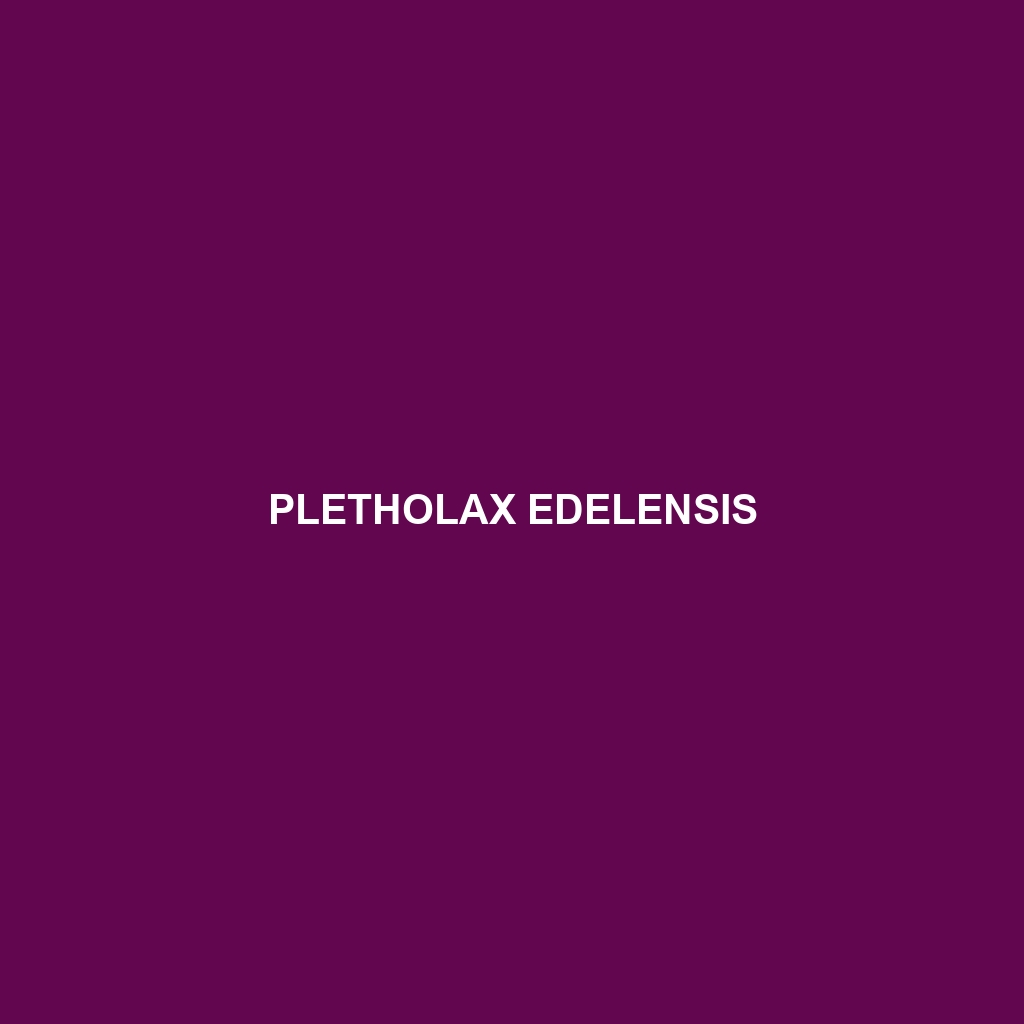 Pletholax edelensis