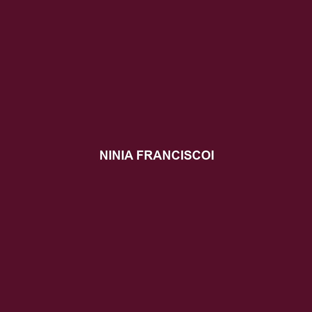 Ninia franciscoi