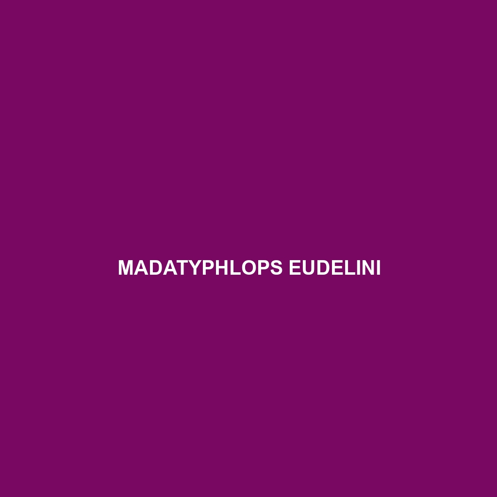 Madatyphlops eudelini