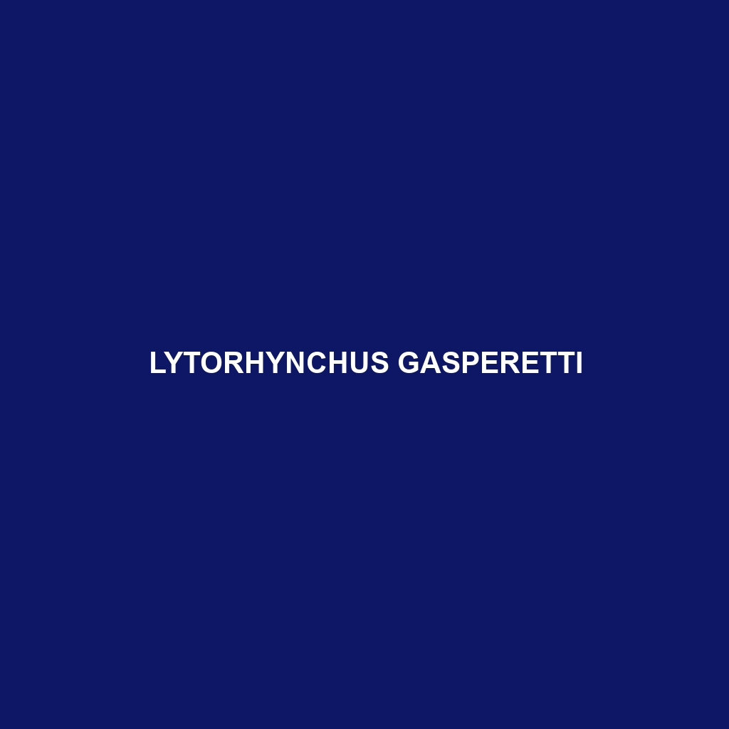 Lytorhynchus gasperetti