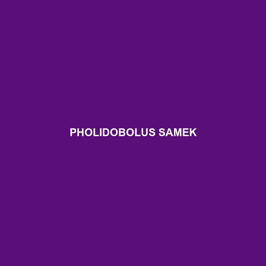 Pholidobolus samek