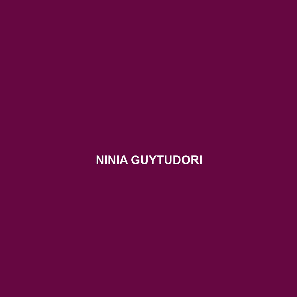 Ninia guytudori