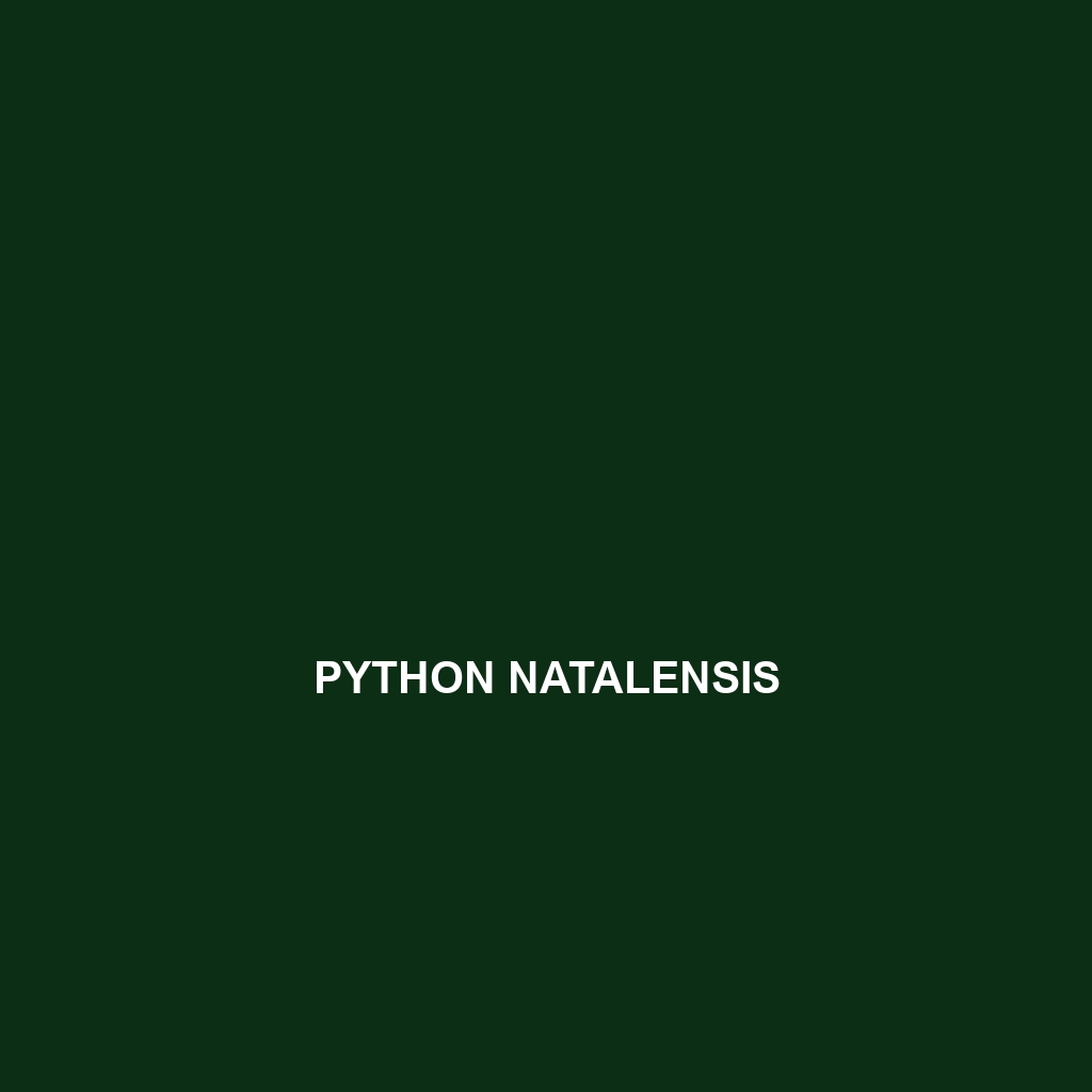 Python natalensis