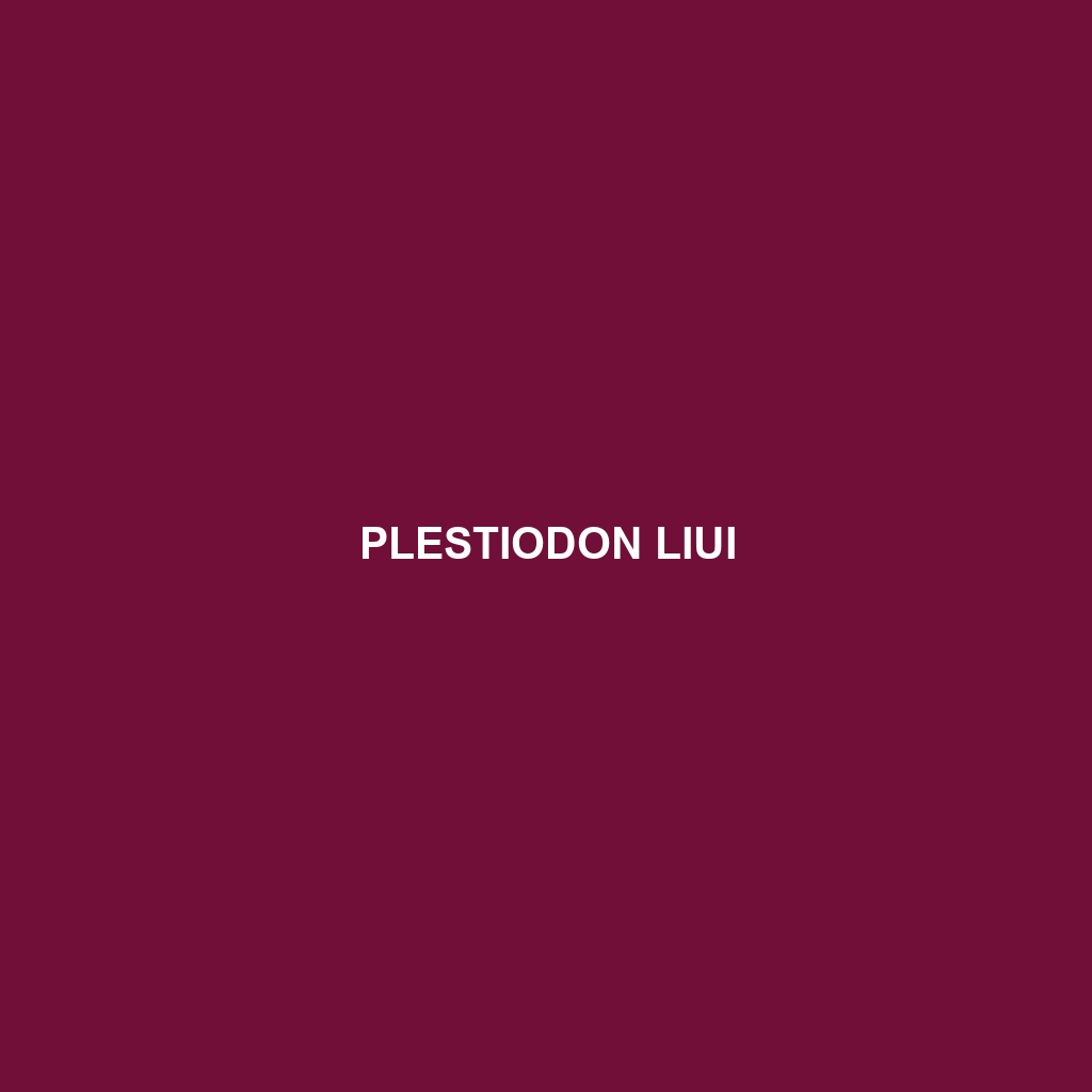 Plestiodon liui