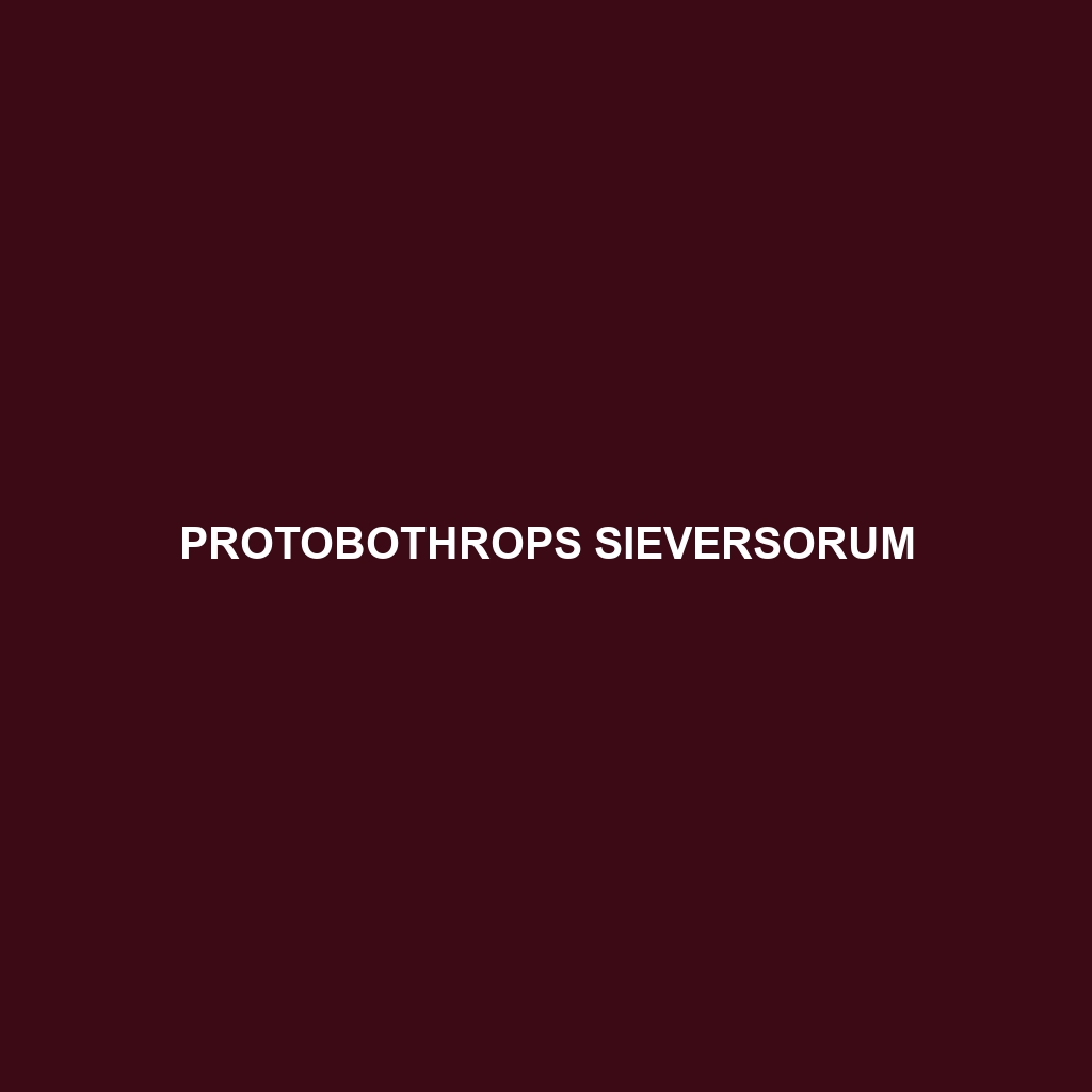 Protobothrops sieversorum