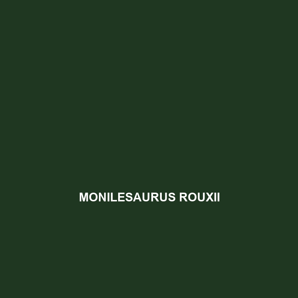 Monilesaurus rouxii