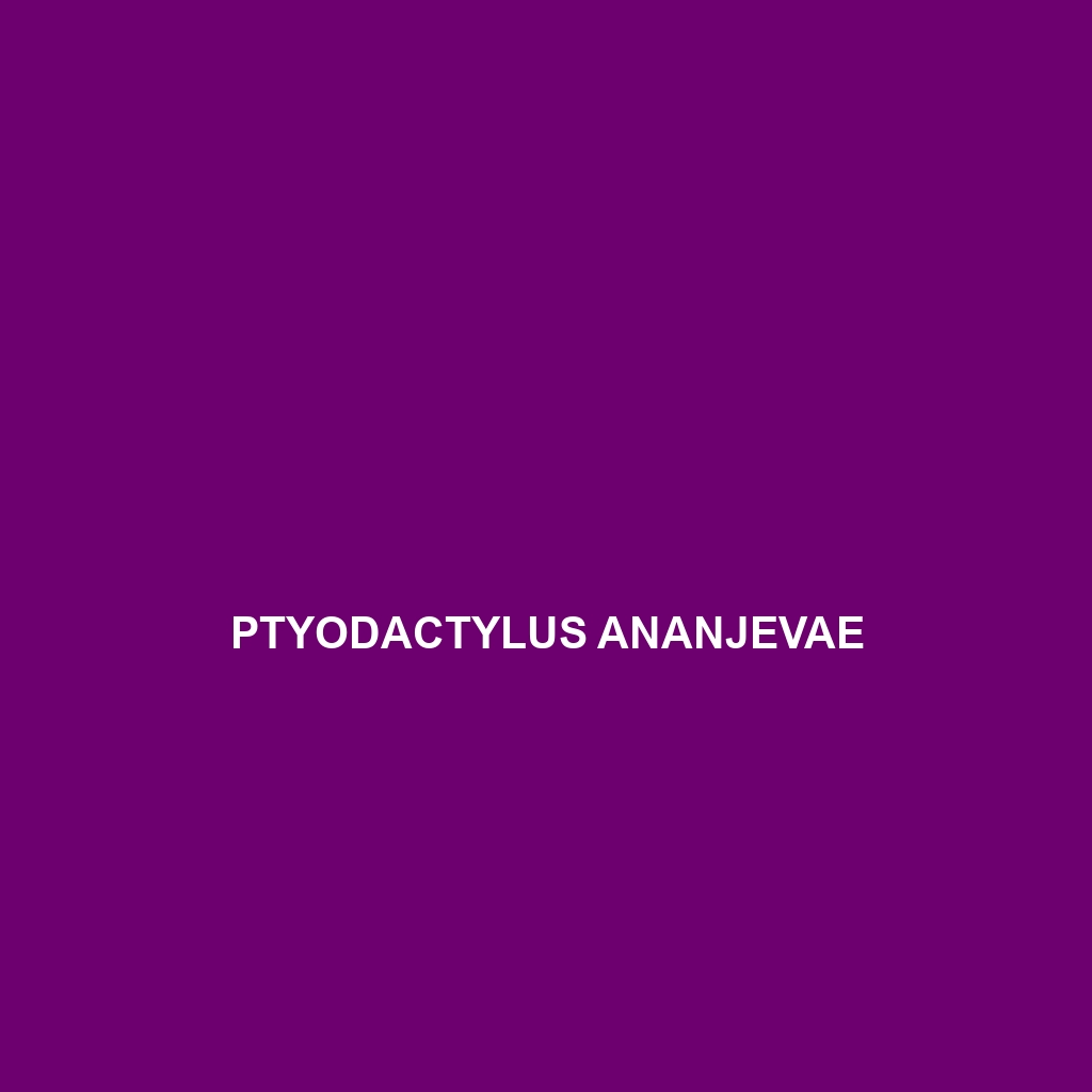 Ptyodactylus ananjevae