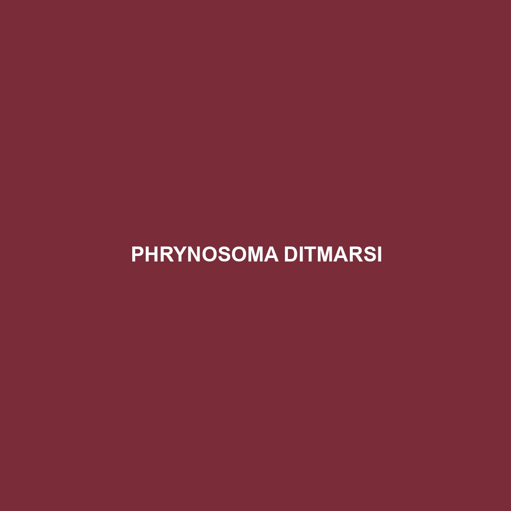 Phrynosoma ditmarsi