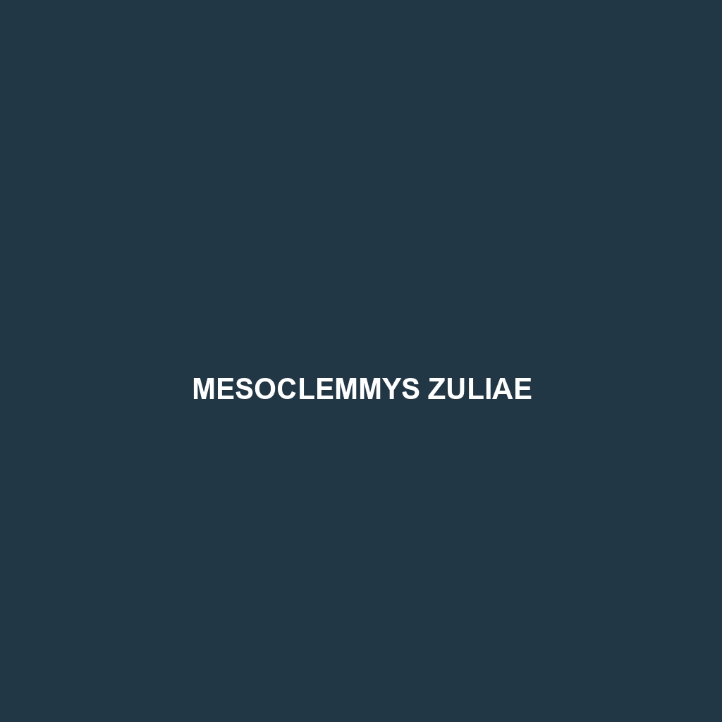 Mesoclemmys zuliae