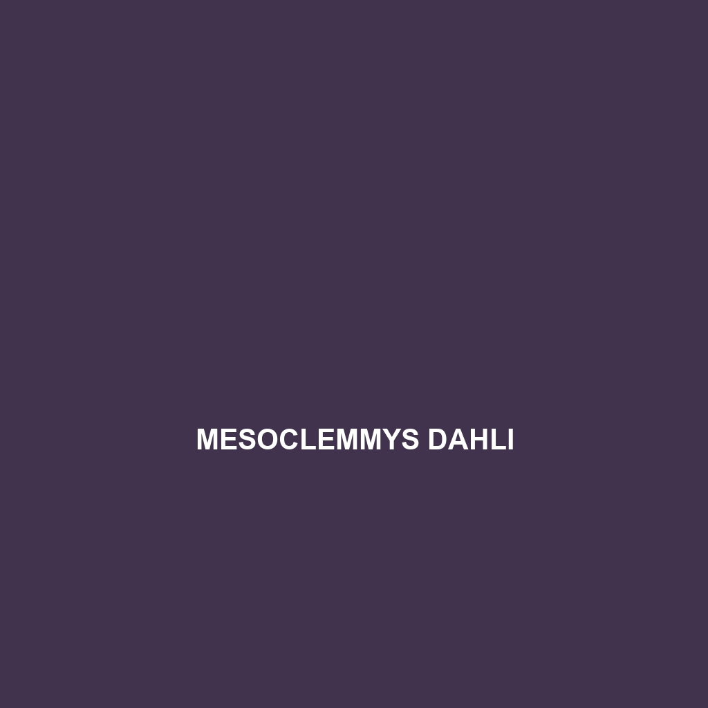 Mesoclemmys dahli