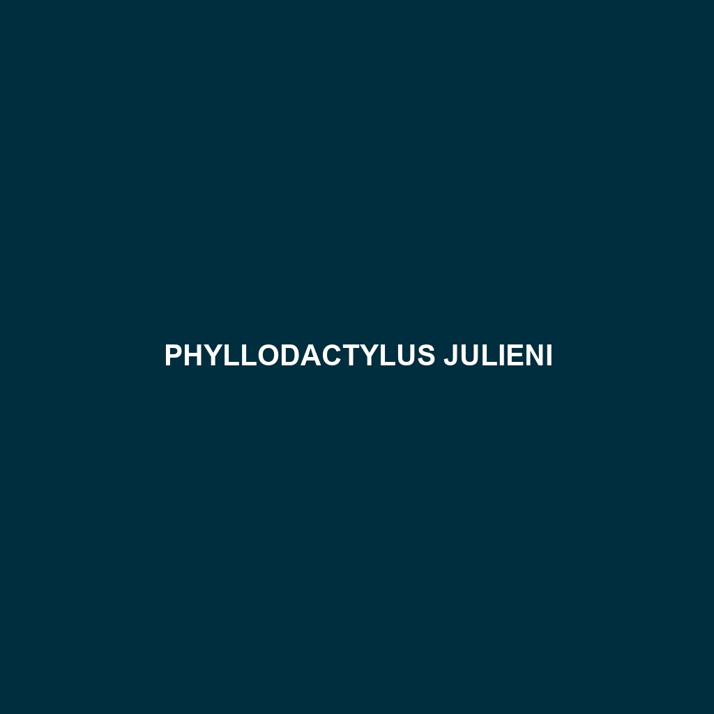 Phyllodactylus julieni