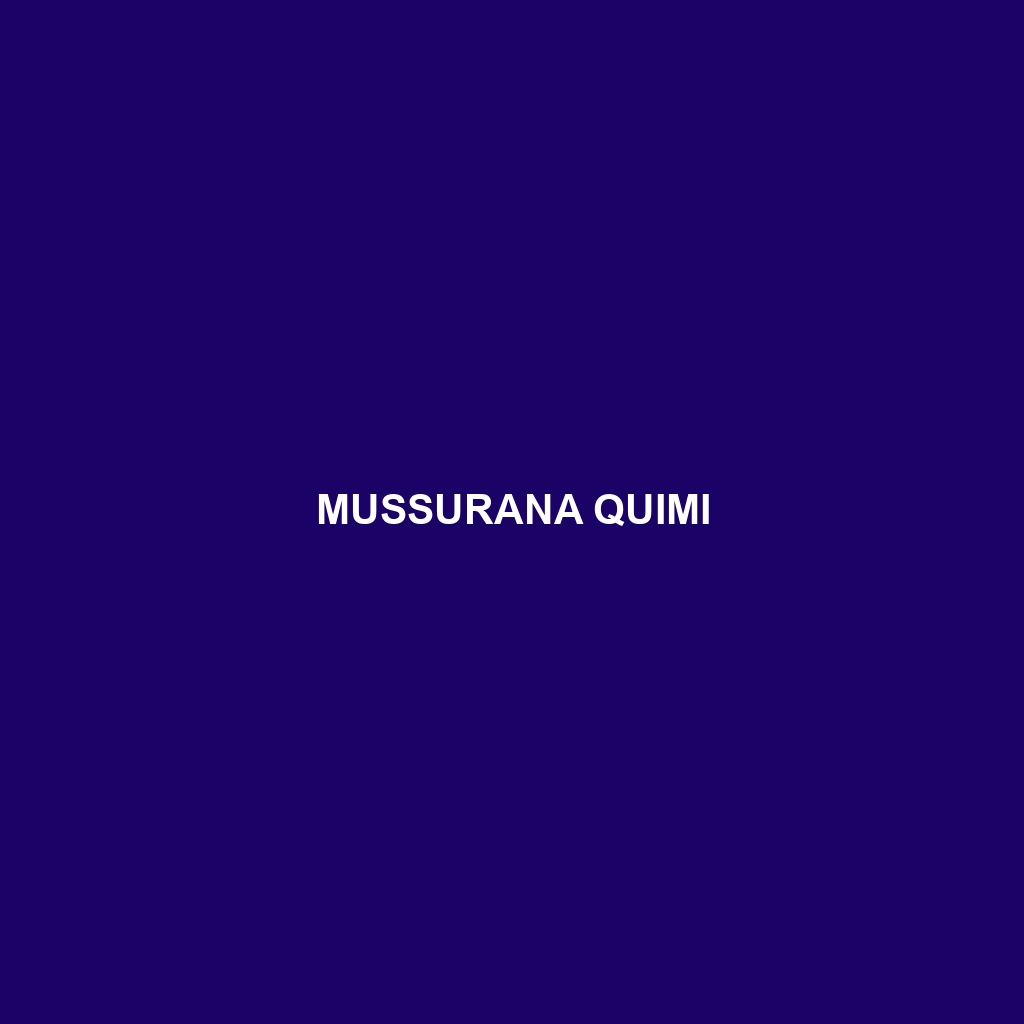 Mussurana quimi