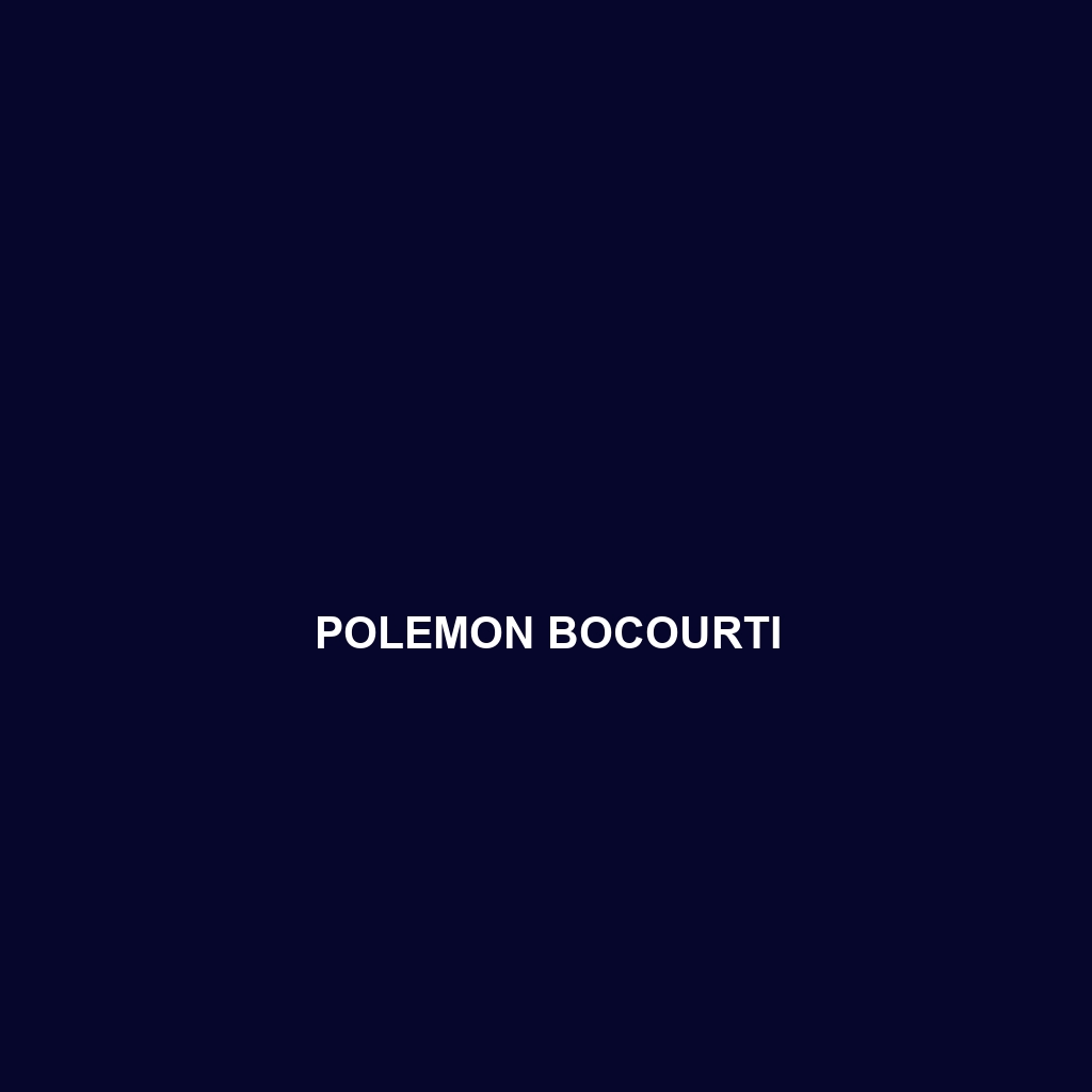 Polemon bocourti