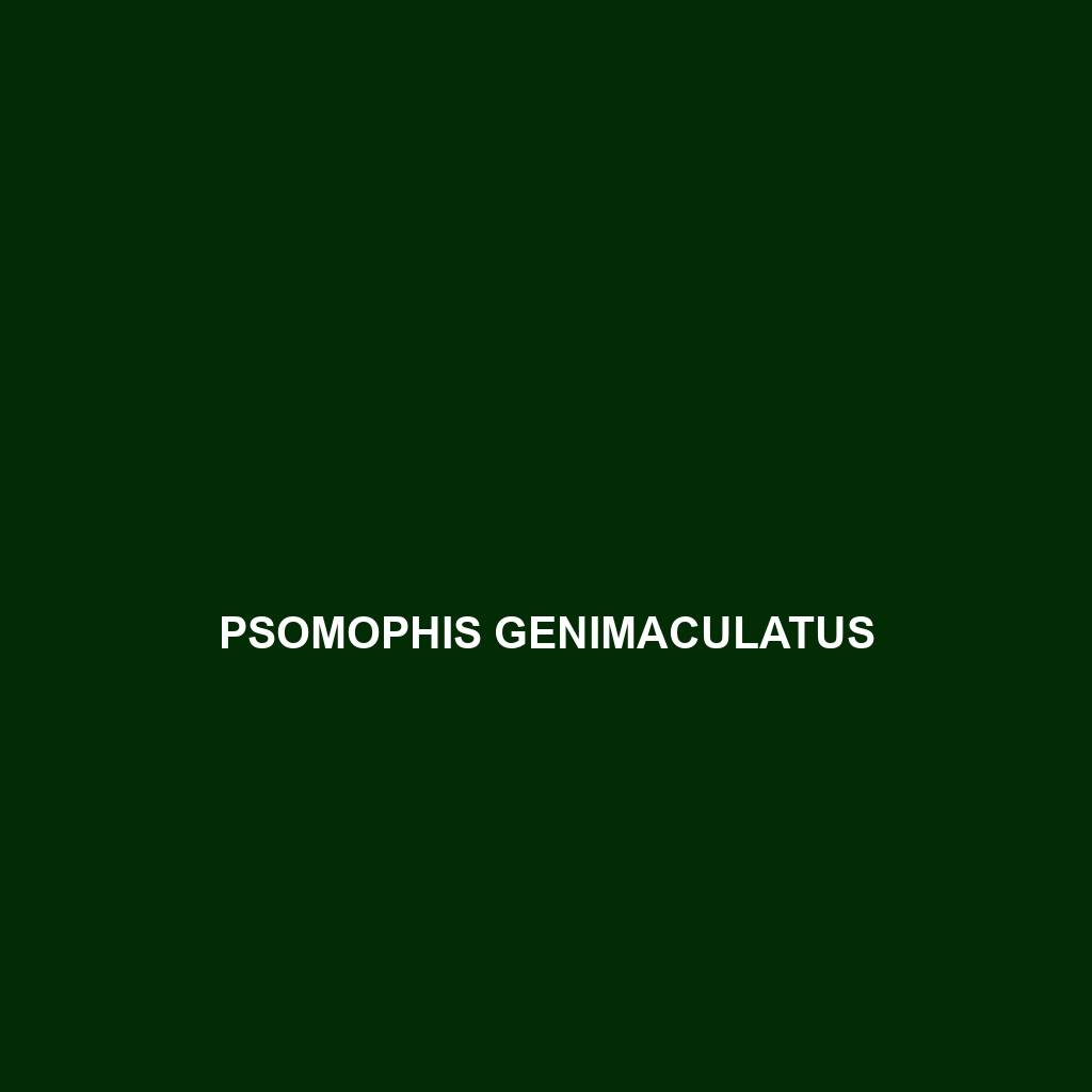 Psomophis genimaculatus