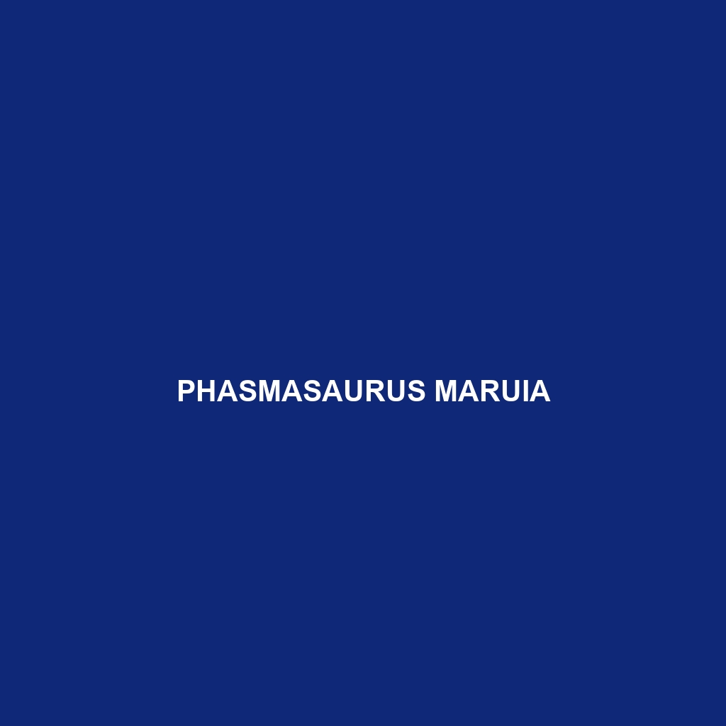 Phasmasaurus maruia