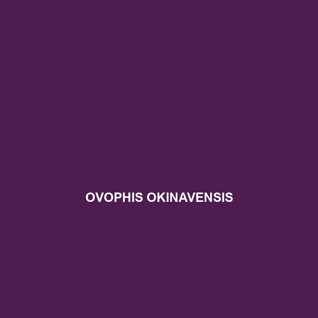 Ovophis okinavensis