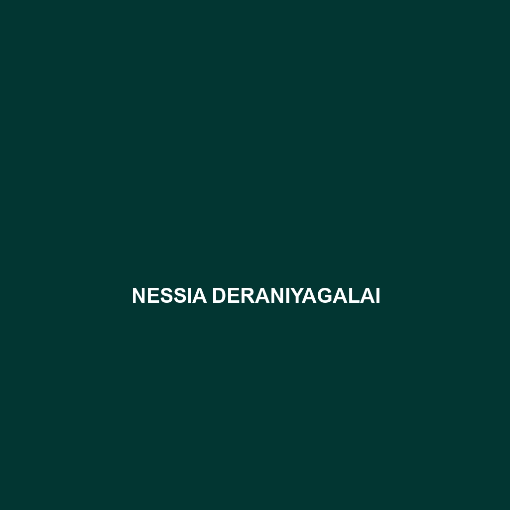 Nessia deraniyagalai