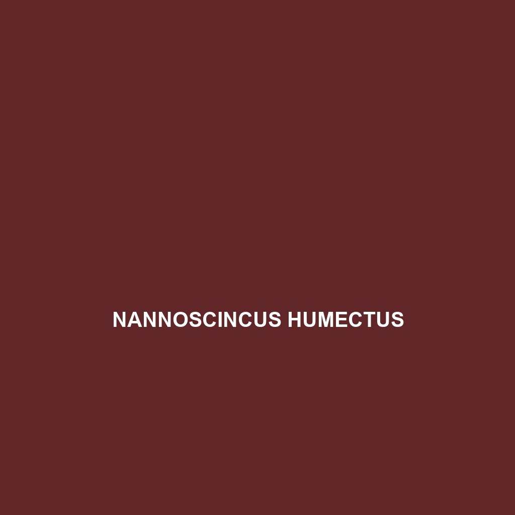 Nannoscincus humectus