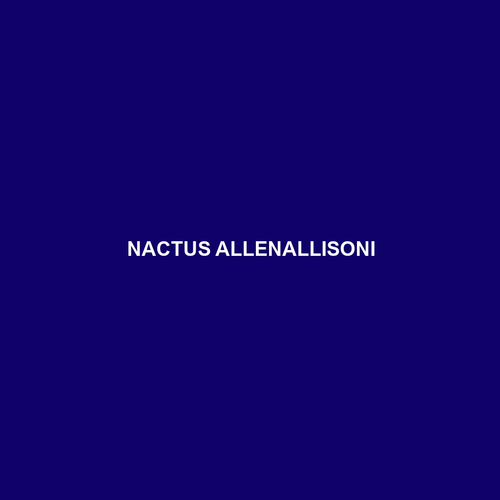 Nactus allenallisoni