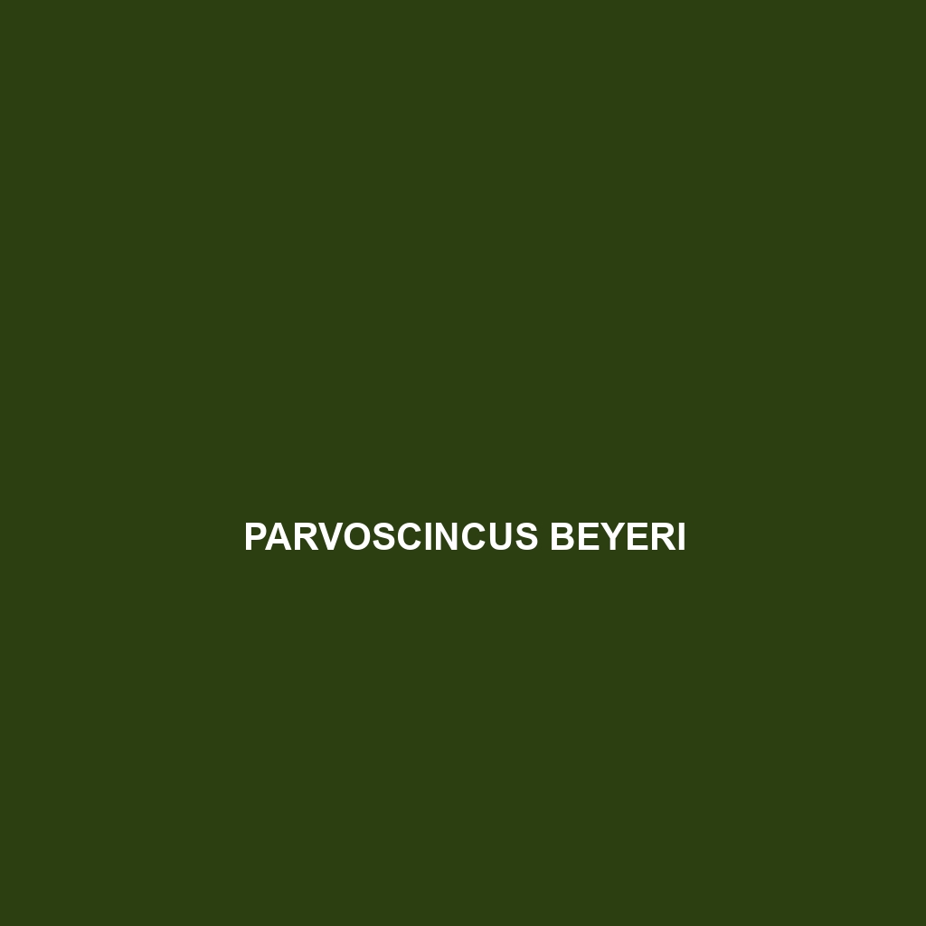 Parvoscincus banahaoensis