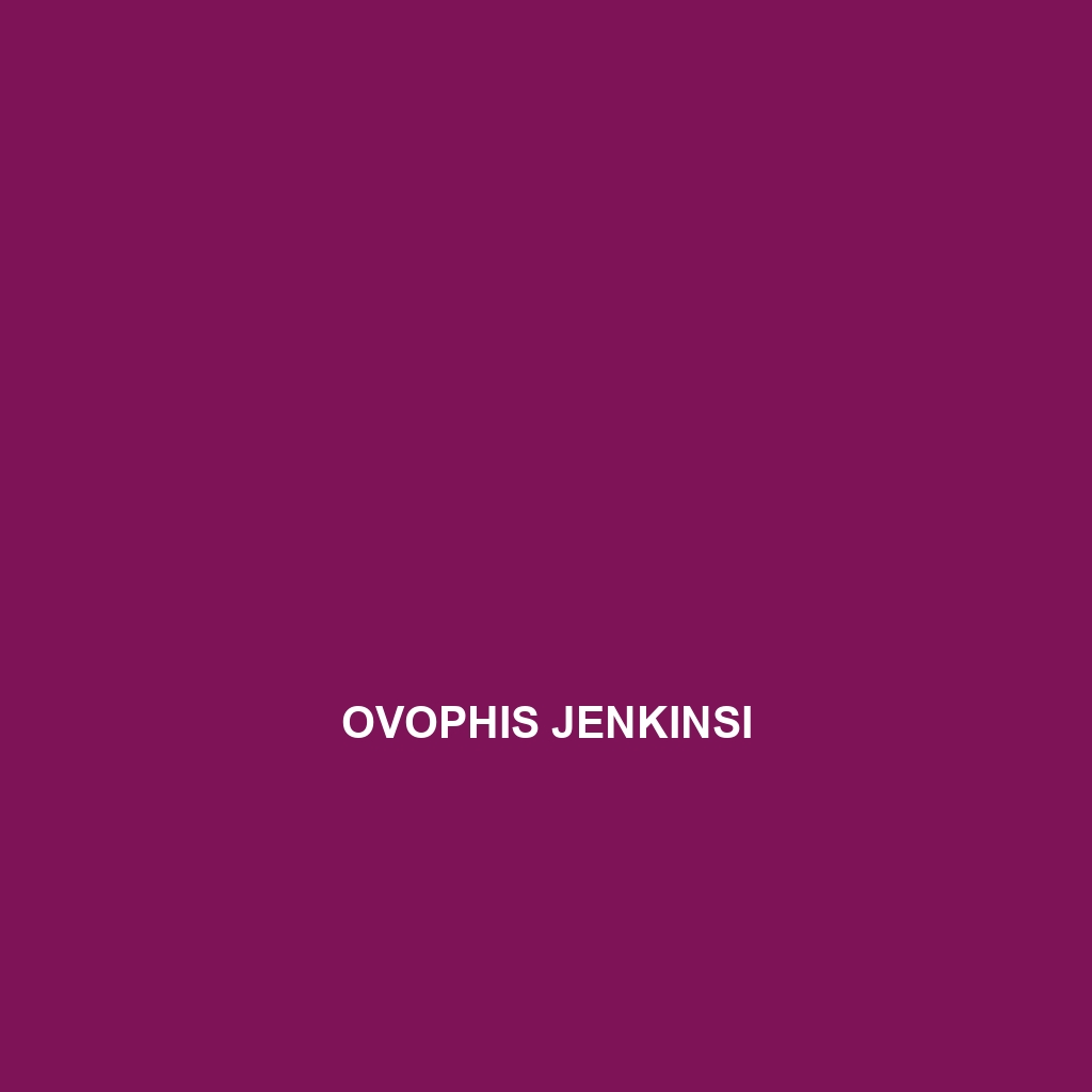 Ovophis jenkinsi