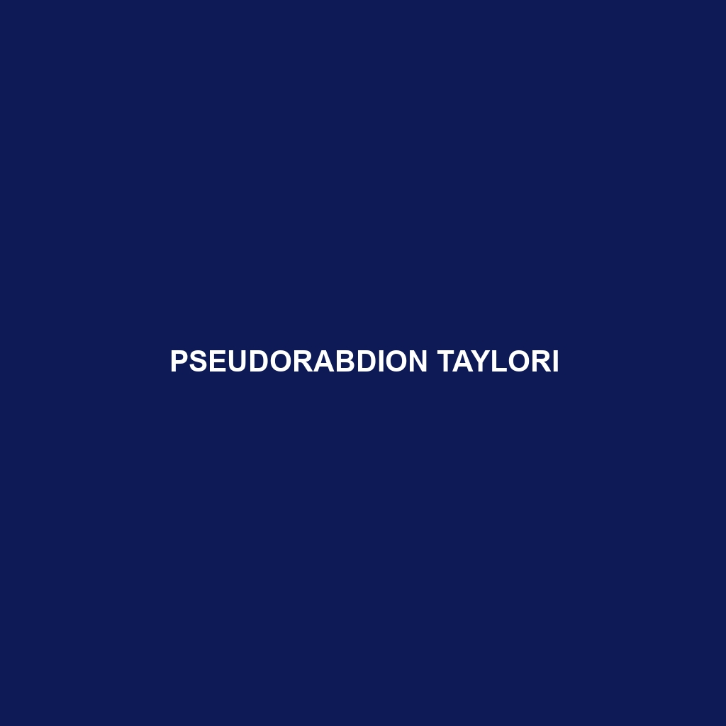 Pseudorabdion taylori