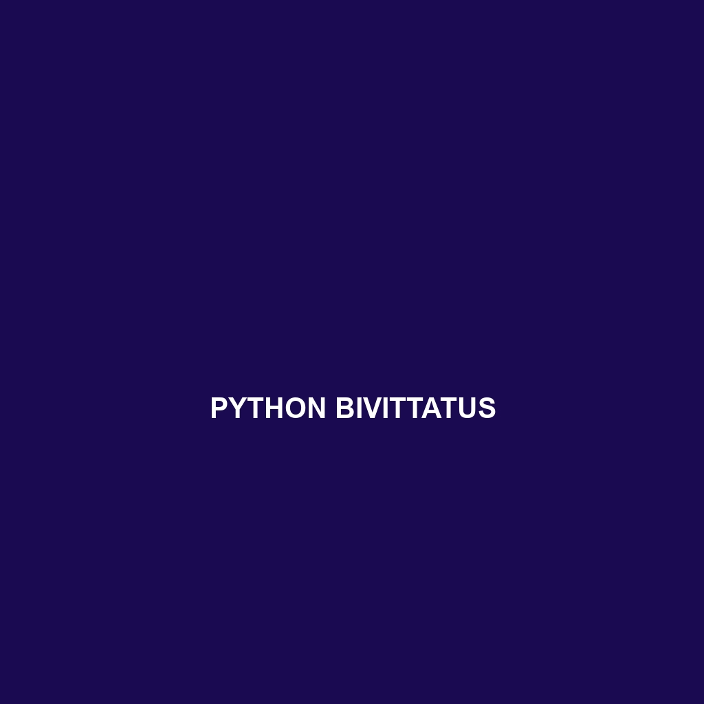 Python bivittatus