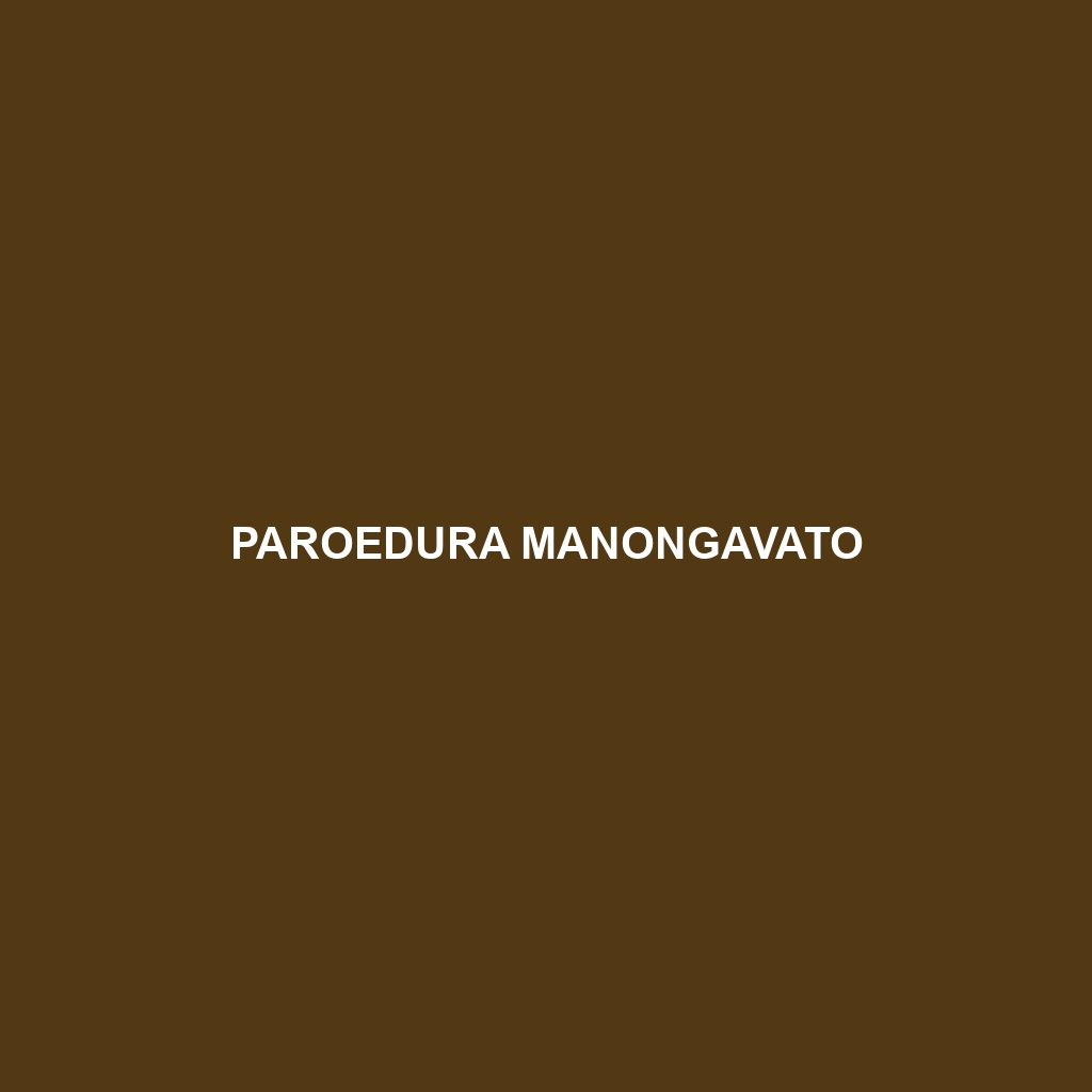 Paroedura manongavato