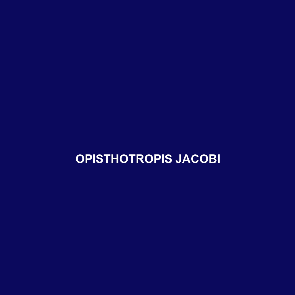 Opisthotropis jacobi