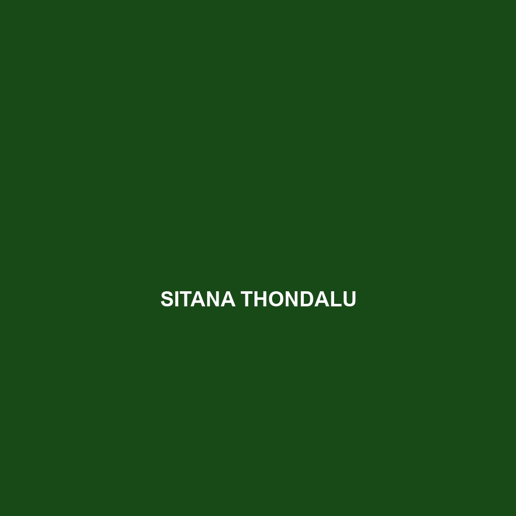 Sitana thondalu