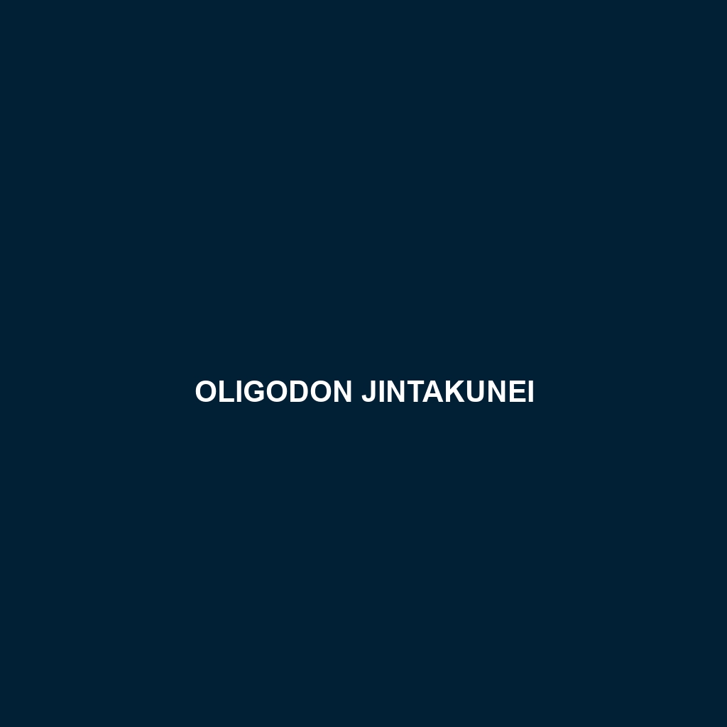 Oligodon jintakunei