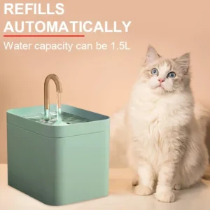 1.5L Automatic Cat Water Fountain Filter USB Electric Mute Puppy Drink Bowl Pet Drinking Dispenser Drinker for Dog Water Filter